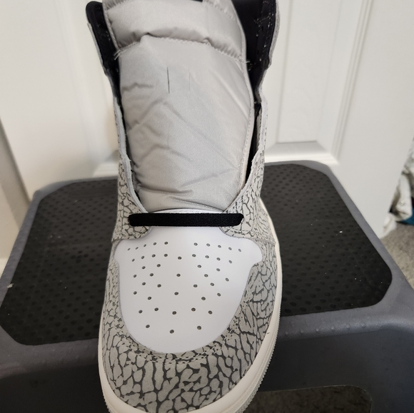 MENS SIZE 15 NIKE AIR JORDAN 1 ELEPHANT PRINT SHOES SNEAKERS SE - Picture 5 of 7